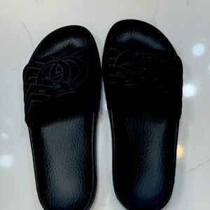 Gucci rubber slides. Purchased for $400 worn maybe 5 times. Like new condition